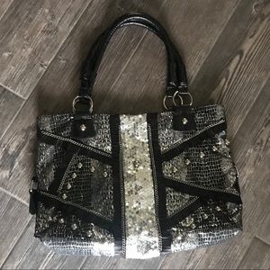 Black and Silver purse